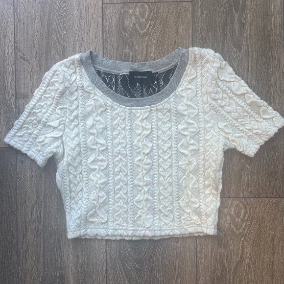 Mink Pink Cropped Top - Picture 1 of 3